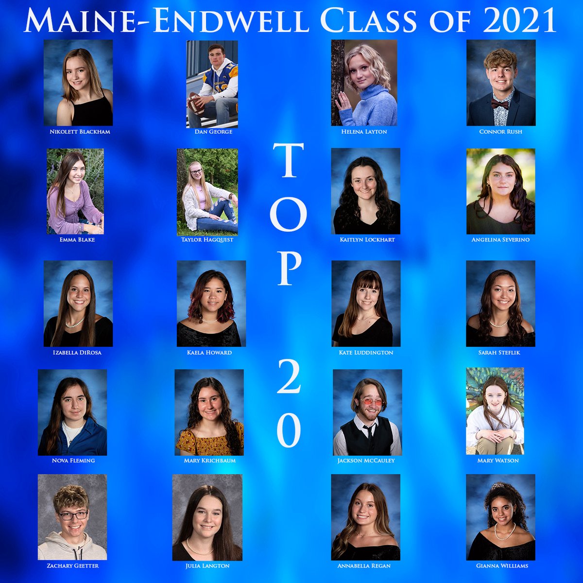 Congratulations #MEClassof2021 Top 20! <a href="/VanFossenJason/">Jason Van Fossen</a> <a href="/MrsMurat/">Rachel Murat (she/her/hers)</a> <a href="/MEHSPrincipal/">Thomas Burkhardt</a> @MsMurphyMEHS <a href="/JenniferYurko/">Jennifer Yurko</a>