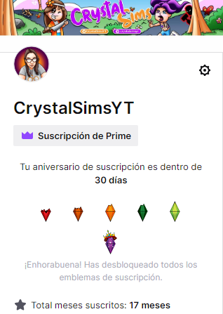 BatssimsY's tweet photo. @CrystalSimsYT Como pasa el tiempo, ya 17 mesecitos suscrito a tu canal de Twitch y en mas o menos 1 mes ya cumplo en tu canal de YT 5 años apoyando, es una maravilla poder dia a dia seguir apoyando a mi Youtuber Favorita, y durante estos (casi) 5 años me encanta tu progreso. https://t.co/vZDI5lkxqq