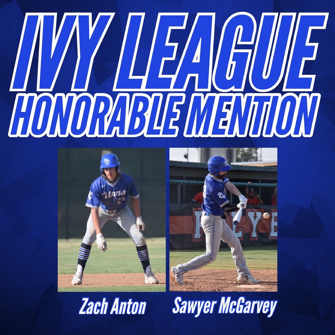 TCTitansBsbl's tweet photo. Congratulations to our all league selections! 

1st Team
-Nolan Smith
-Travis Herbert
-Troy Connor

2nd Team
-Gage Gonzales
-Jacob Gamez
-Shane Lamas

Honorable Mention
-Zach Anton
-Sawyer McGarvey https://t.co/iw6cabIhPa