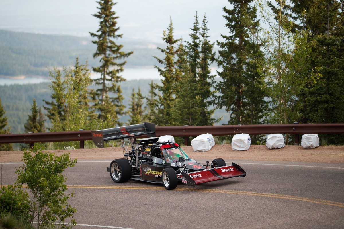 PPIHC's tweet image. Congratulations to Paul Dallenbach for qualifying P1 in #OpenWheel and besting the Open Wheel Qualifying Record with a time of 3:52.497. 🏁💨 Codie Vahsholtz was just .383 seconds behind him for P2 and @NovembreRacing took P3. 💪
•
📸 Louis Yio
#PPIHC2021 #PikesPeak #Qualifying