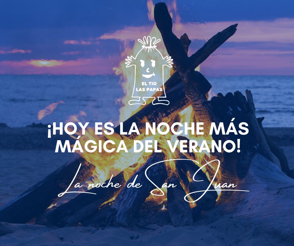 ¡Hoy es la noche de San Juan! 😇

✨Una noche mágica donde nos reunimos, hacemos hogueras y pedimos nuestros mejores deseos.

Pero... ¿sabes por qué esta noche es tan especial? ¡Porque es la noche más corta del año! 

¿Qué tradiciones celebras para esta gran noche? 💬