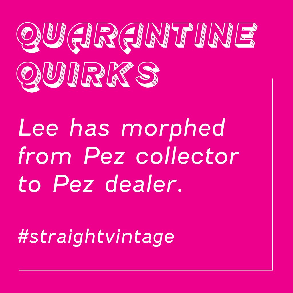 We conclude this series with a pro tip: If your Pez has feet, it may not be vintage. 

#pezcollector #quarantinequirks