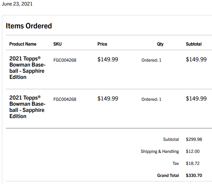 Won the battle against the <a href="/Topps/">Topps</a>  website today!
@scardacademy