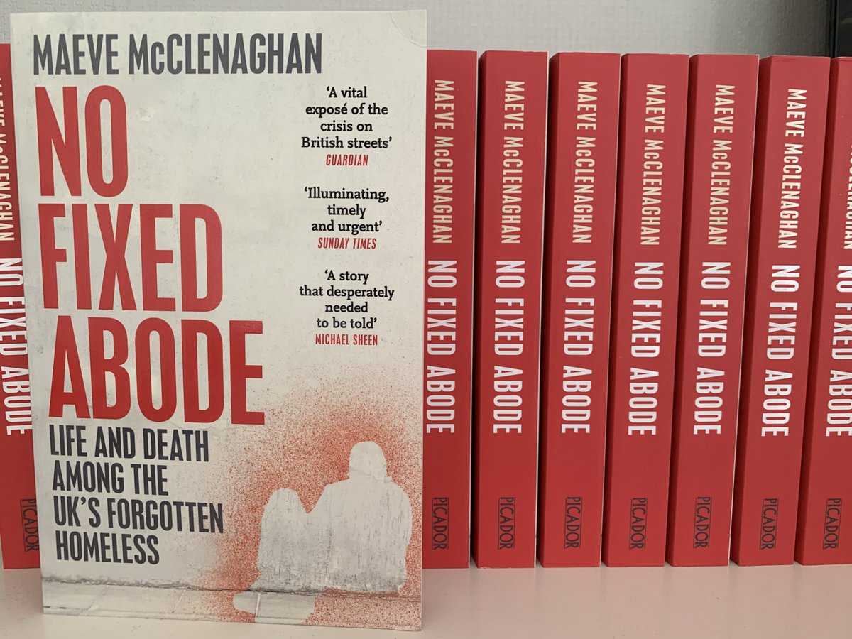 It's here! Today we launch the paperback of No Fixed Abode. I'm so grateful to all those who allowed me to tell their stories - these are voices that must be listened to. Copies in bookshops and online stores now: hive.co.uk/Product/Maeve-…