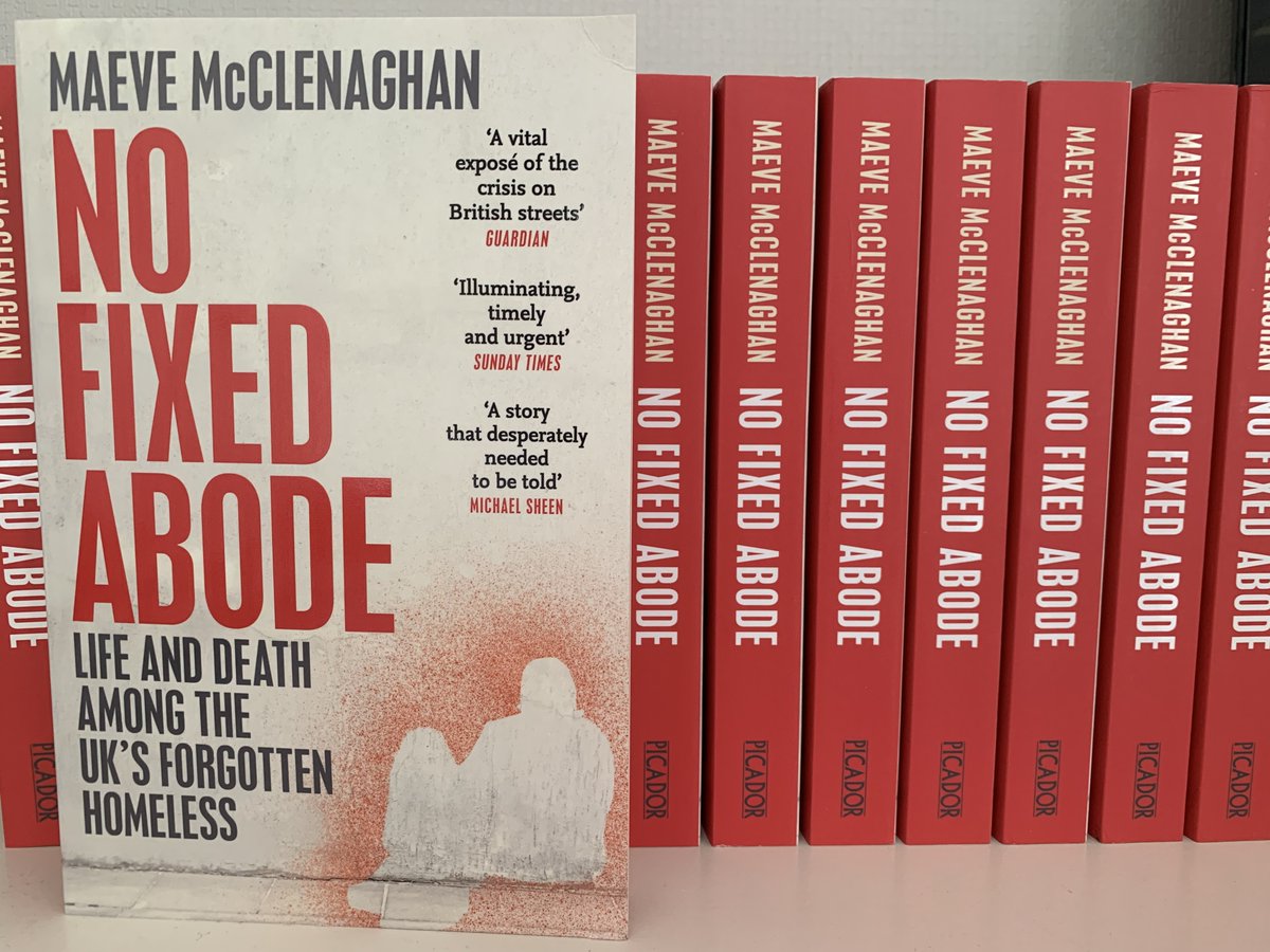 It's here! Today we launch the paperback of No Fixed Abode. I'm so grateful to all those who allowed me to tell their stories - these are voices that must be listened to. Copies in bookshops and online stores now: hive.co.uk/Product/Maeve-…