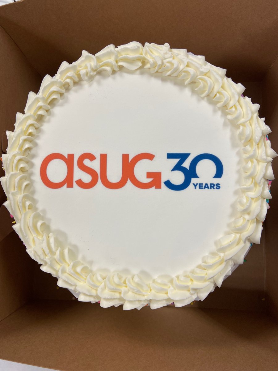 ASUG365's tweet image. Happy Birthday to us! We&apos;re throwing a party at 2pm to celebrate a fantastic #30YearsTogether. Take a look #behindthescenes as we prepare for the celebration #ASUGFORWARD
