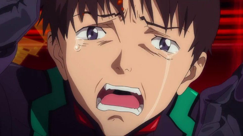 yall shinji's face freaks me out so much anytime he's crying or b...