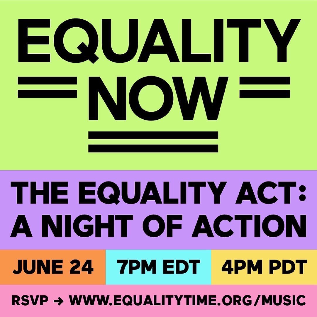 adamlambert's tweet photo. Stand with the LGBTQ community and urge the Senate to pass the Equality Act to protect LGBTQ people. Join @allycoalition and @theneatorg for a Night of Action on June 24th 7pm ET/4pm PT to learn how you can help the Equality Act pass. RSVP here: https://t.co/xDBrlfmgoY https://t.co/aCPVqtMER3