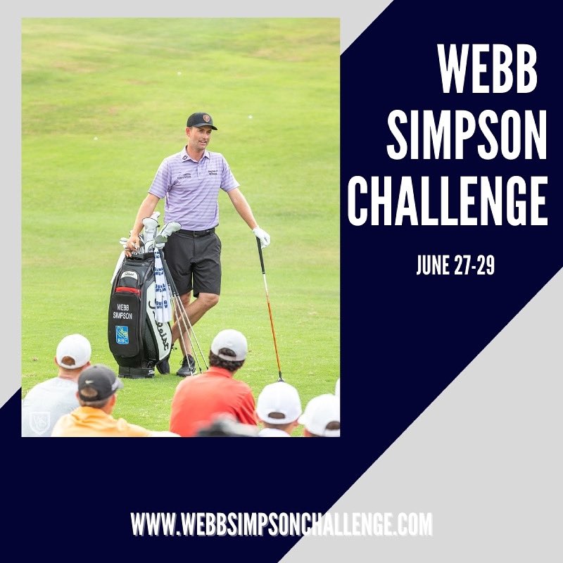 WebbSimpsonC's tweet image. The Webb Simpson Challenge is in 4 days! Registration ends tomorrow. Sign up now before it’s too late! #WSC2021