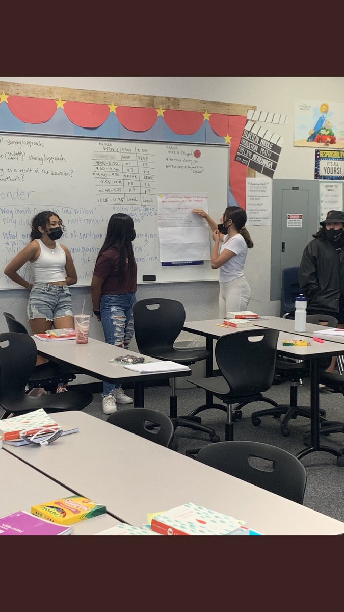 MissGonzalez123's tweet photo. Socratic Debate for the win! Took a big risk by trying something new but the payoff was huge. Academic conversations were in full effect. Student talk with teacher guidance!Another strategy adopted! #bsdLitCamp #middleschool @BurtonSchools @CaseyRangelBSD https://t.co/H0ZRPLtGeV