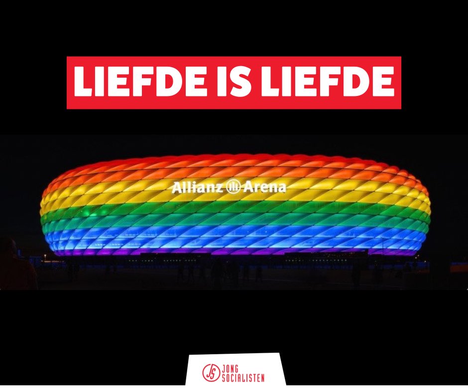 JSbelgie's tweet photo. “Als we het stadion niet mogen kleuren van @UEFA, dan doen we het wel online” - @maximveys 🏳️‍🌈
#GERHUN #DUIHON https://t.co/assIMJDvq9