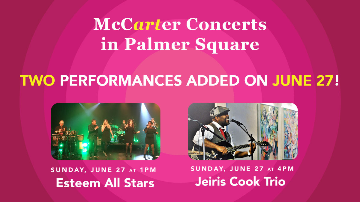 mccarter's tweet photo. Join us this Sunday starting at 1pm in @PalmerSquare for our outdoor concert series grand finale featuring @EsteemMusicNJ and @JeirisCook!
☀️🎶👯
#FreeActivities #FreeConcert #LiveMusic #FamilyFun #WeekendIdeas #Princeton #PrincetonNJ #LocalPrinceton https://t.co/NXodqREOAV