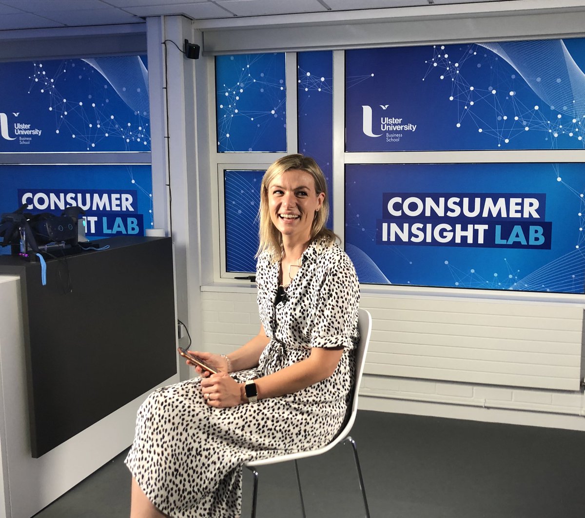 LynseyHollywood's tweet photo. Launching soon…our new @UlsterUni Consumer Insight Lab @UlsterBizSchool designed by @fpp in collaboration w/@SPARNI This virtual reality c-store is fully stocked with lots of local food &amp; drink brands. Can’t wait to have students and local businesses come visit it. #foodbiz https://t.co/MMbhKPyAXO