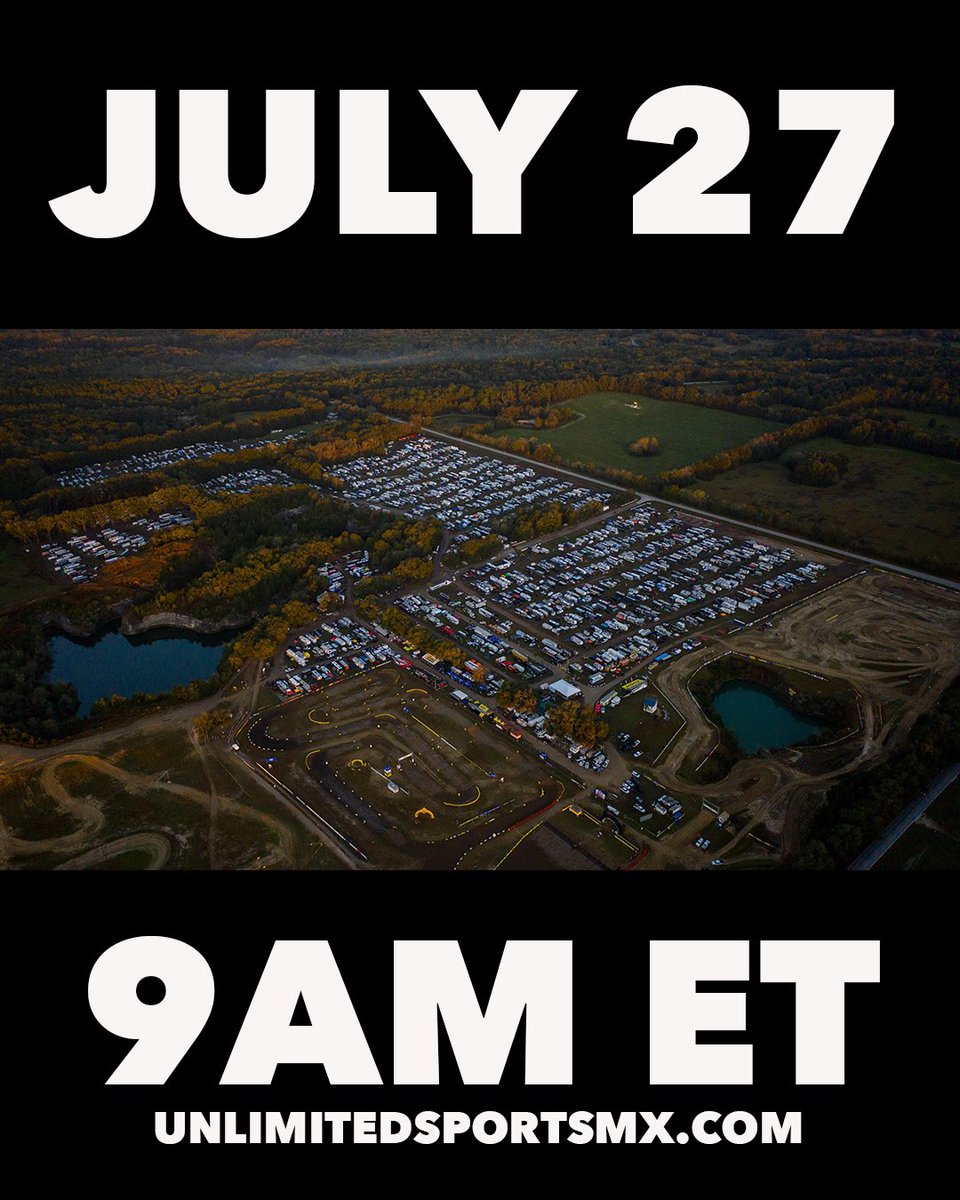 Mark your calendar 🗓🚌🔋 
2021 Thor Mini O’s RV Hook-Ups go on sale Tuesday July 27th at 9am ET 👀 
📲: UnlimitedSportsMX.com 
#MiniOs #Gatorback #Motocross #Racing #MX