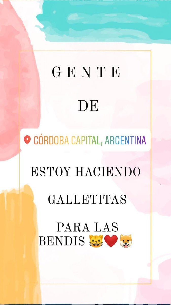 camivalo_'s tweet photo. Galletitas para las bendis 🐶💛🐱 (me ayudan un montón difundiendo❤)
@patitasdelsurr 
@PatitasCordoba 
@CompraVentaCba 
@VivireNuevaCba https://t.co/3gbPv6RCIn
