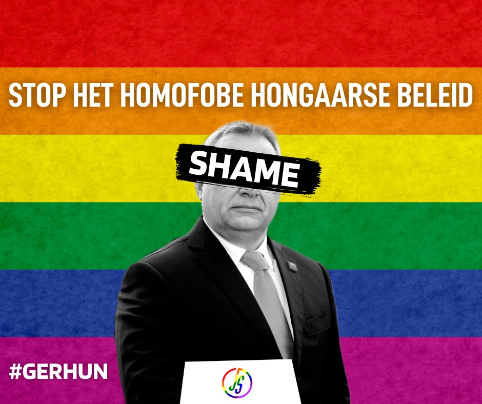 jsantwerpen's tweet photo. Het maakt niet uit wie de match vanavond wint. De Hongaarse LGBTQ+-gemeenschap verliest.

🏳️‍🌈 We kunnen niet pleiten voor gelijkheid in België en tegelijk blind zijn voor wat elders gebeurt.

❤️🧡💛💚💙💜 We shall not be silenced #GERHUN #DUIHON #UEFA https://t.co/aderd9DtMQ
