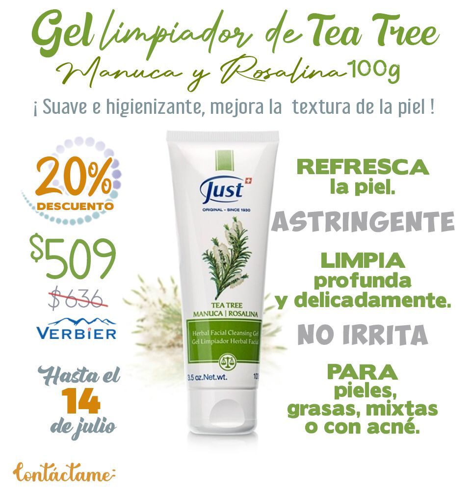 #teatreejust para una piel sana 
just.com.mx/ANANDALUPILLA/… @CoapaXochimilco @TlalpanVecinos @pielsana_a #cuidadodelrostro