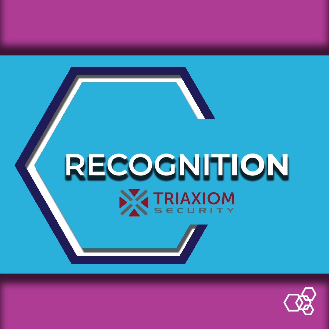 AdvocateSummit's tweet photo. Safety first.

TRIAXIOM Security is your trusted security experts. "We are a small, innovative team who pride ourselves on being on the cutting edge of the ever-changing security landscape." TRUST propels a team of individuals and that's TRIAXIOM. Thank you!

@TriaxiomSec https://t.co/873zwC9eQC