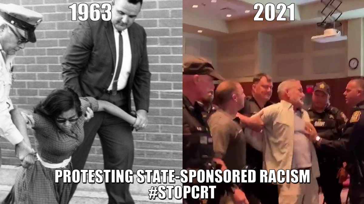 ConceptualJames's tweet photo. Protesting state-sanctioned racism, then and now. https://t.co/NojP2d2c6O