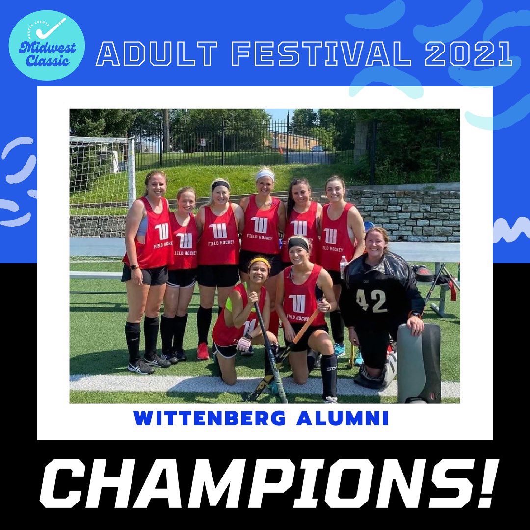 A late but well deserved Congratulations to our Adult Festival Champions!

🏆 <a href="/witt_fh/">Wittenberg University Field Hockey</a> Alums
🏆 <a href="/FHLifeCLUB/">FHL Club</a> Columbus 

#midwestclassic #midwestfh