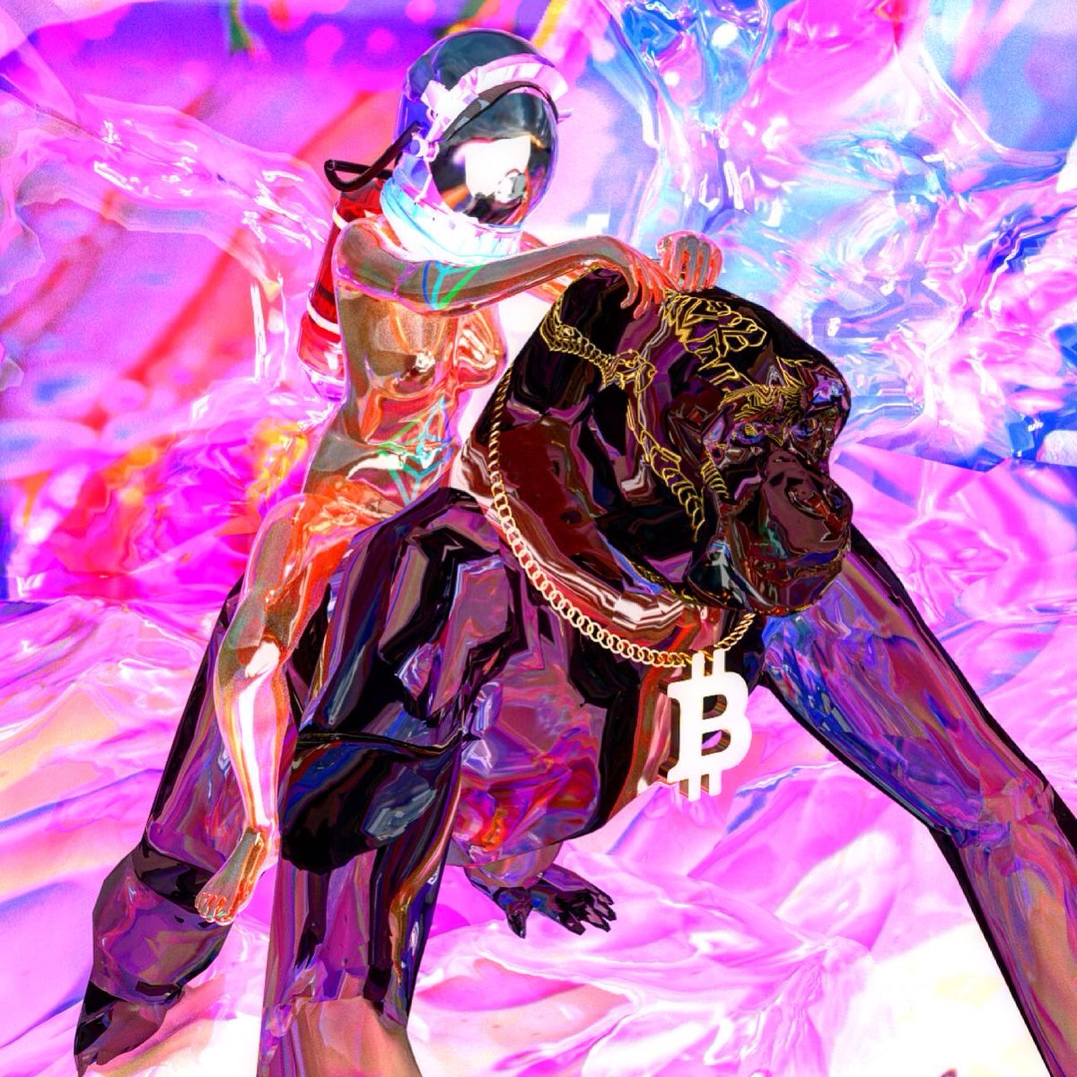 barbsie_nft's tweet photo. « The Ape is not Bored » Submitting my artwork for Get Minted Clallenge: Ocean Protocol Edition @blindboxes_io @oceanprotocol #OceanBlindBoxes #BLES #NFT #NFTart #NFTcompetition https://t.co/ItsltcI9rx