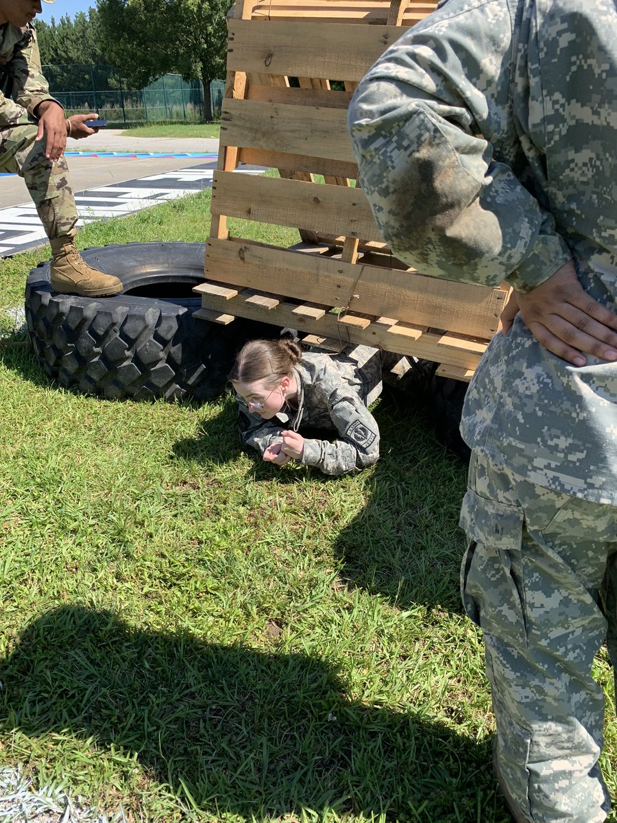Eb4lEnloe's tweet photo. Day 2 Complete✅ Cadets completed an Obstacle Course and learn valuable leadership skills. Everyone is ready and excited for Day 3. @EnloeHighSchool https://t.co/OVtN83kOeg
