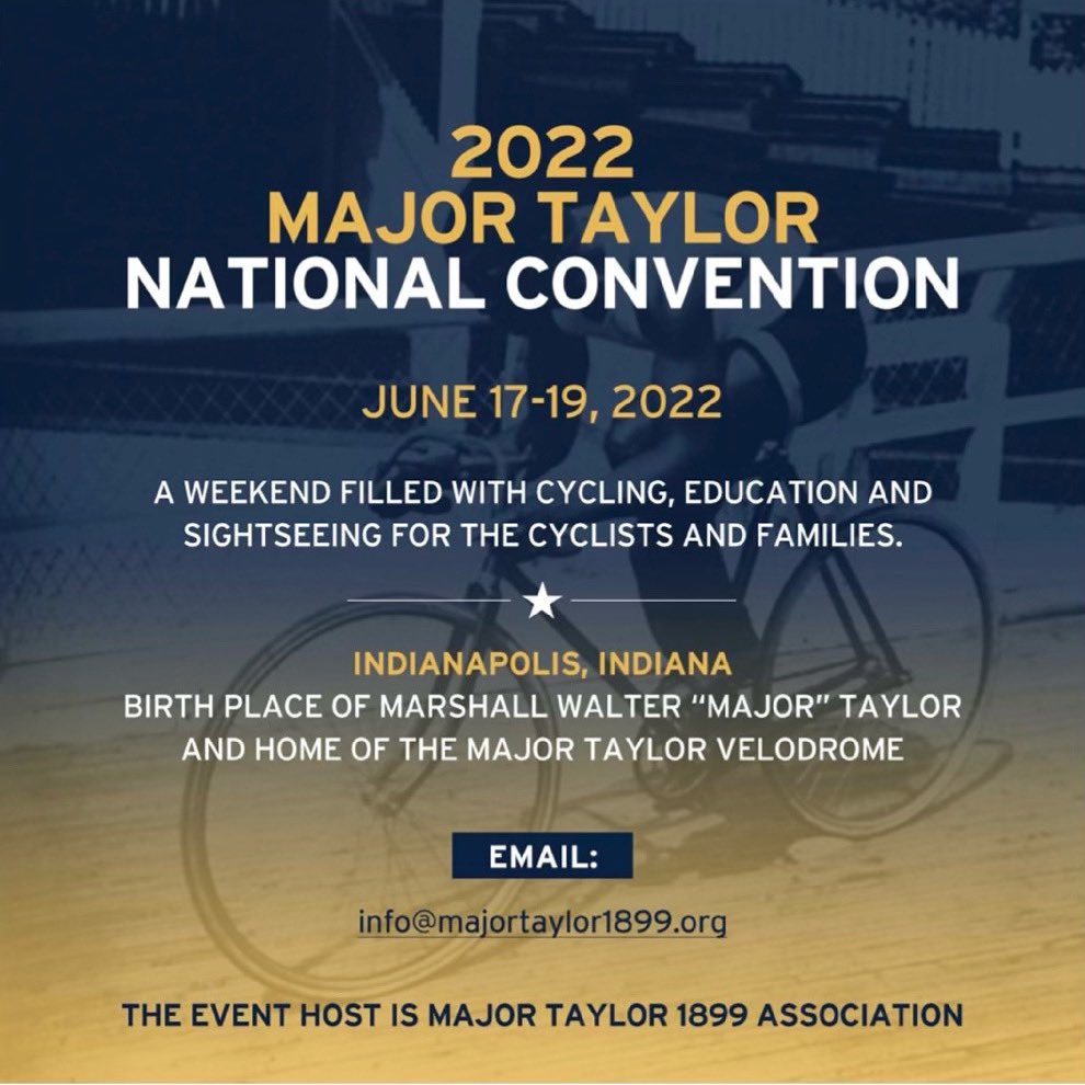 mtccva's tweet photo. Major Taylor Family Affair 2022 https://t.co/o8w2T53Z5B