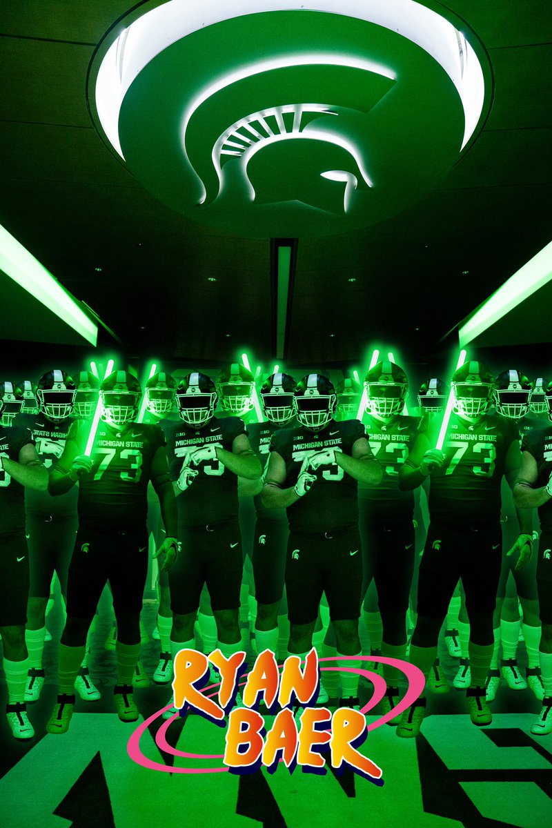 RyanBaer2003's tweet photo. Had an amazing time at my Michigan State Official Visit. Thank you @CoachCKap @Coach_mtucker @Coach_Harris75 https://t.co/M61iP4496R