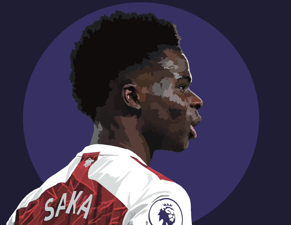 Latest illustration of <a href="/Arsenal/">Arsenal</a>’s <a href="/BukayoSaka87/">Bukayo Saka</a>