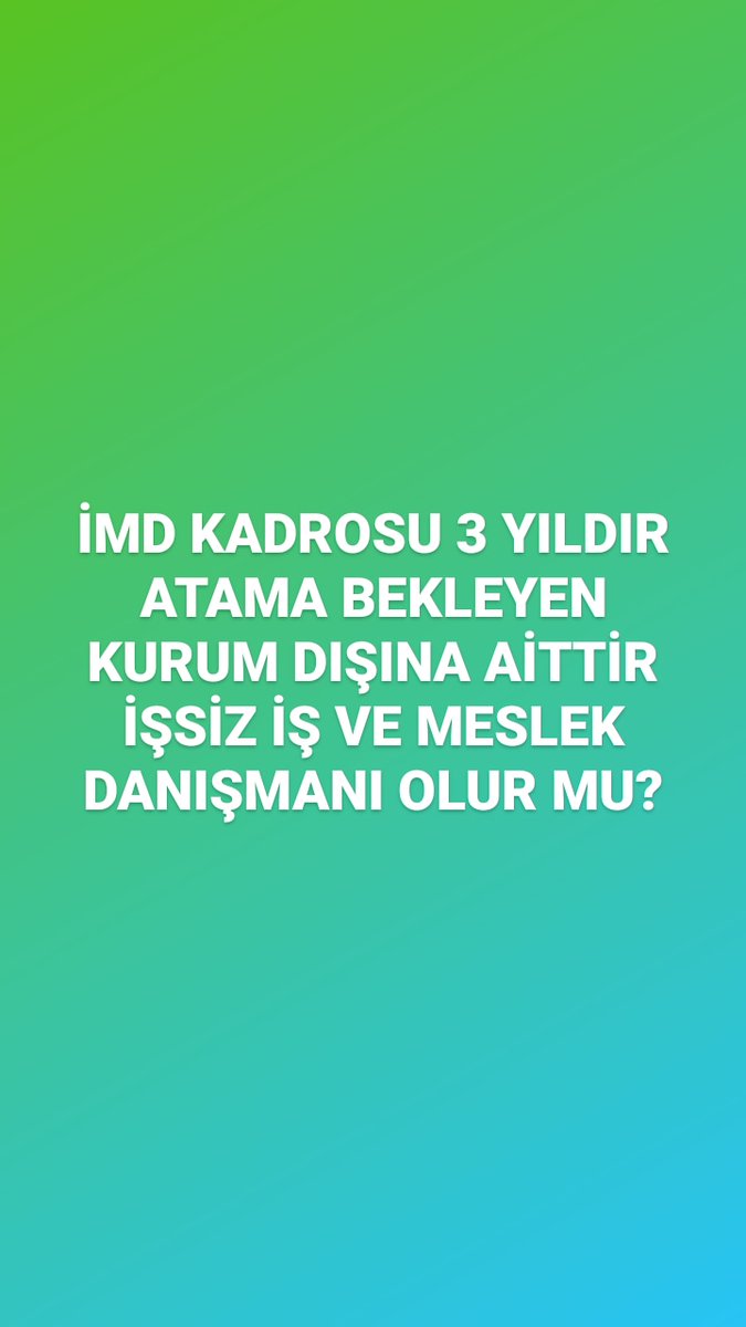 imd___imd's tweet photo. @TurkiyeIsKurumu https://t.co/VIhHUtxNgr