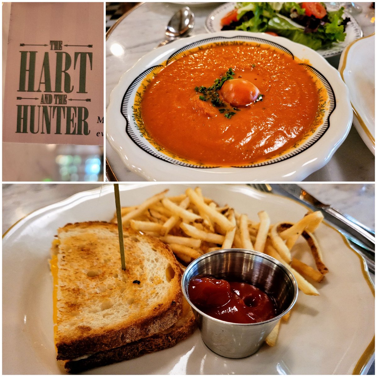 TravelMonk2's tweet photo. I love when I find #culinarygems! HART and the Hunter
Grilled Cheese
Tomato Soup
#Seattle, 2nd Ave & Pine.
#chillinwithTM2 https://t.co/FoiZLojZ5i