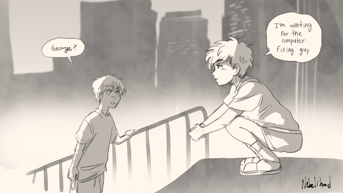 Dnf but in an au where they are neighbours in a cute anime-ish world
Haha idk why I made this,,,
#dreamfanart #georgenotfoundfanart #dnftwt
