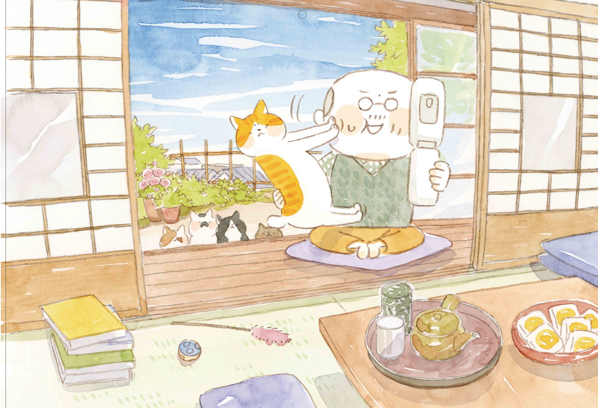 コミックエッセイ劇場 ねことじいちゃん22カレンダー鋭意制作中 予約販売開始しております ねこまき ねことじいちゃん T Co Ai5pvqkjzf