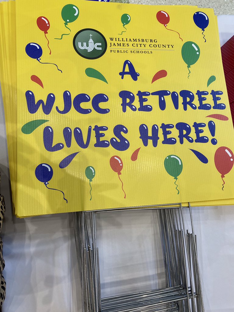 WJCCJobs's tweet photo. Getting ready to celebrate our 2020-21 Retirees #wearewjcc @WJCCSupt https://t.co/BaHXdkxXyW