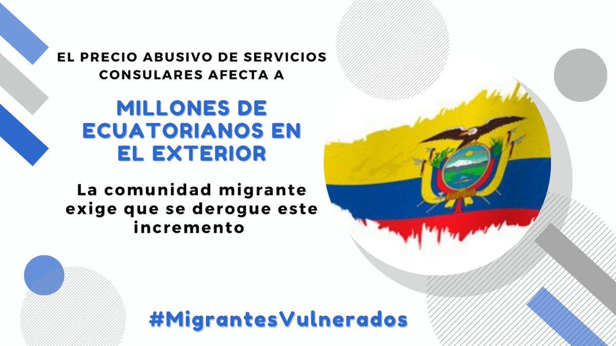 GustavoMateusA's tweet photo. Por ustedes hermanos migrantes, que han sacrificado su bienestar para sostener el país, logramos se apruebe la Resolución que condena y pide la derogación de todo incremento de arancel consular y diplomático.
Los migrantes merecemos ser tratados con dignidad.
#ConLosMigrantes. https://t.co/SsoRIJikXG