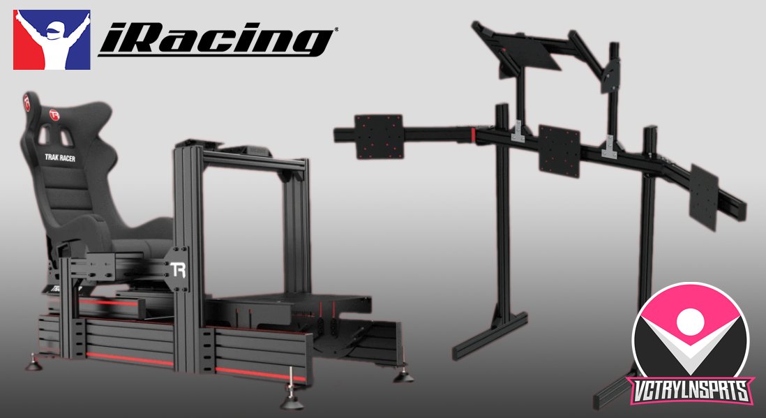 VctryLnSprts's tweet photo. Well, I've gone and done it. Thanks to all the help from @FullTilled with the specs I needed, I've ordered a @trak_racer TR160 simulator with GT seat for my @fanatec Clubsport devices, complete with quad-monitor bracing for curved 32" displays.

I blame you @iRacing! 🤣 https://t.co/5XazbWY38E