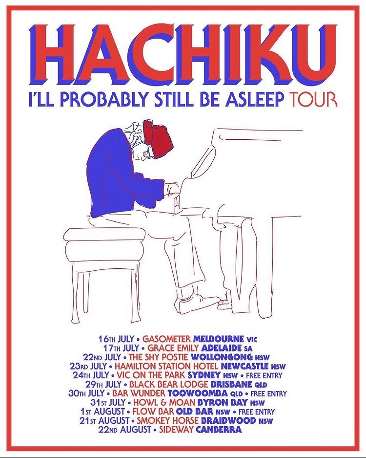 We are supporting <a href="/hachikumusic/">Hachiku</a> with Moon Saloon on their Brisbane leg- Thursday 29th July. See youse at Black Bear lodge!