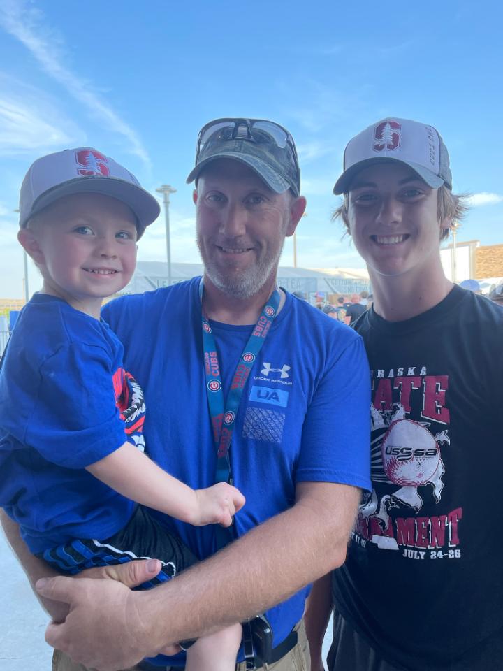 Great time with my boys at the #CWSOmaha