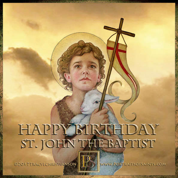 The Nativity of #StJohntheBaptist 
 Happy Birthday !!!!!
bit.ly/2QKpIgw