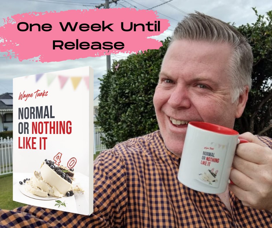 It's just one week until #NormalOrNothingLikeIt is released. It can be pre-ordered through book retailers, or if you order a signed copy from Wayne, you will get a double entry into the competition launching early next week.
Message wayne@tunks.com.au to pre-order a signed copy.