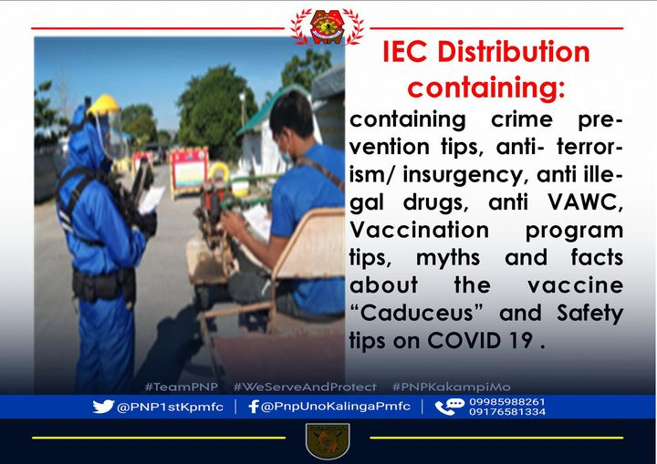 PNP1stKPmfc's tweet photo. #IECDistribution
#CrimePreventionTips
#PNPKakampiMo
#TeamPNP
#PNPToServeandProtect https://t.co/JVGUzUvoKV