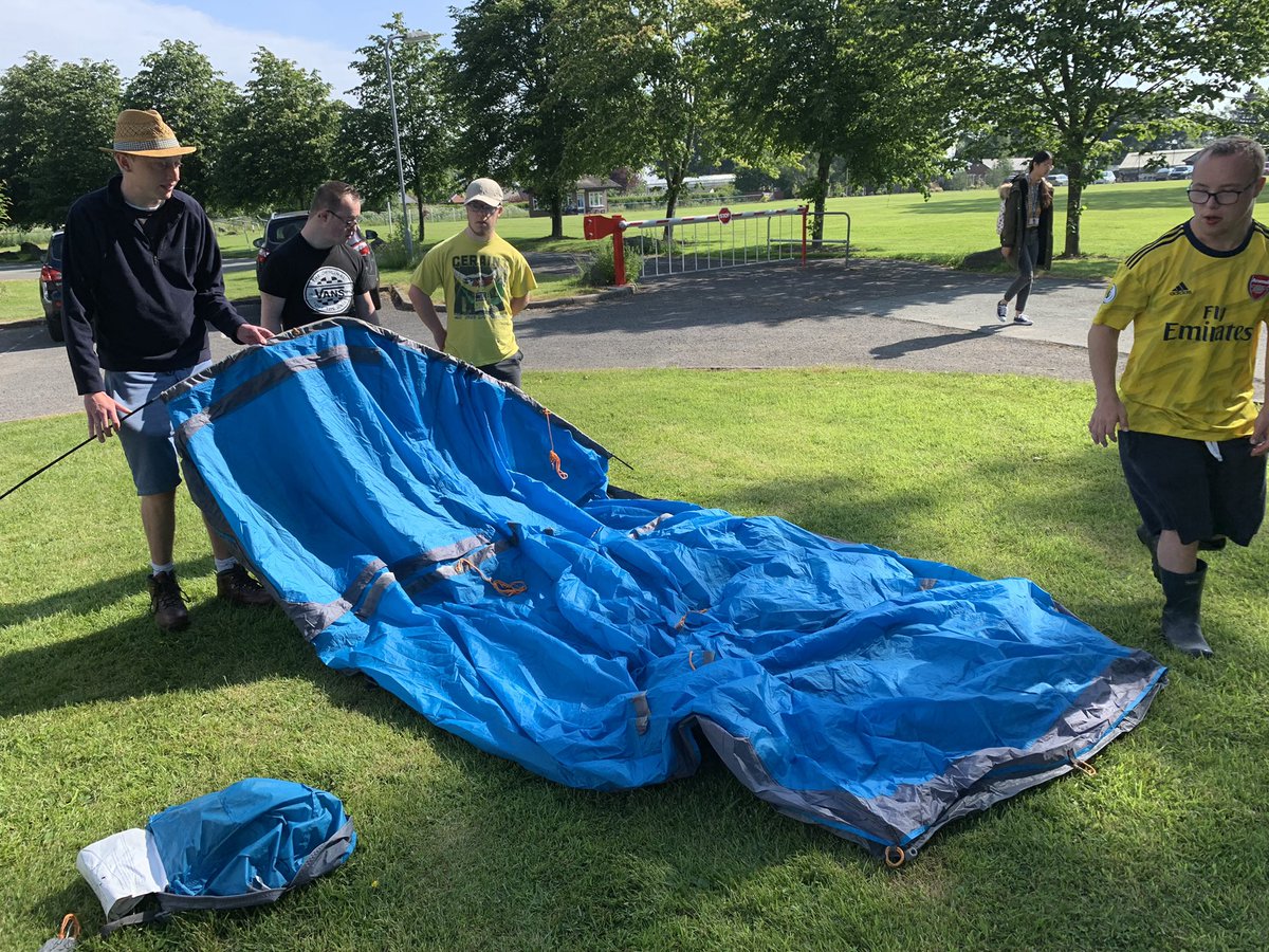 SteveE_Derwen's tweet photo. Here’s @dofe Team Gold setting up camp on Day 2 of the assessed expedition .
Good work guys @DerwenCollege
#HeyGuysKeepGoing https://t.co/IFE4TQMnBJ
