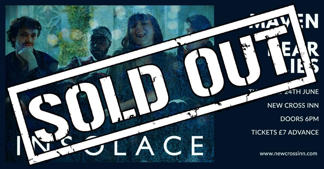 Our debut London show is now all sold out! 

Thank you to everyone that made this a reality. 

See you tomorrow <a href="/NewCrossInn/">New Cross Inn</a> with the wonderful <a href="/insolaceuk/">INSOLACE</a> &amp; @mavenbanduk