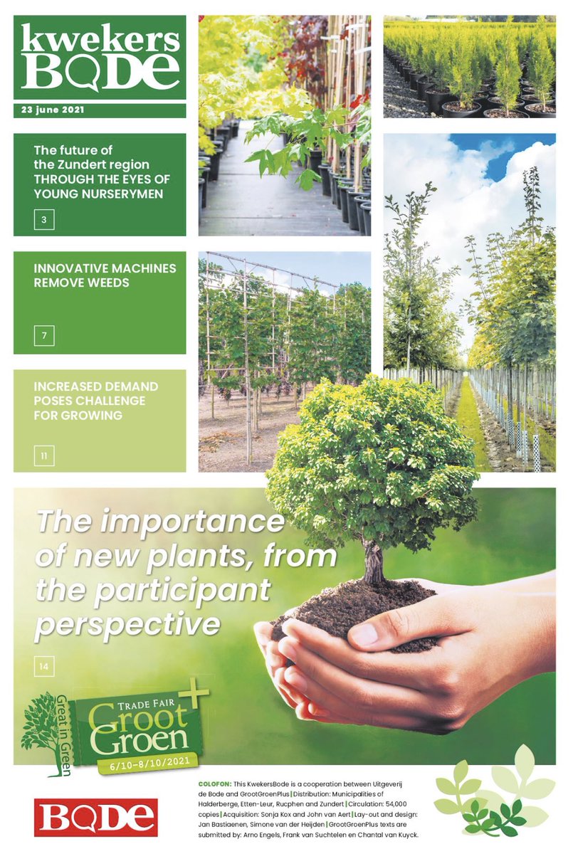 Lees de #KwekersBode van juni 2021 op onze website!