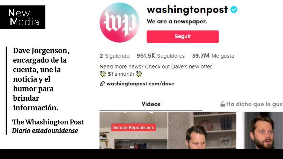 NewMediaTFM's tweet photo. El periodismo ha encontrado un nuevo espacio para desarrollarse: TikTok.
Con las mismas reglas de juego, pero con estilos diferentes, medios de comunicación y comunicadores independientes, nos traen la información más importante, variada y entretenida, día a día. https://t.co/jdmgH3bZiS