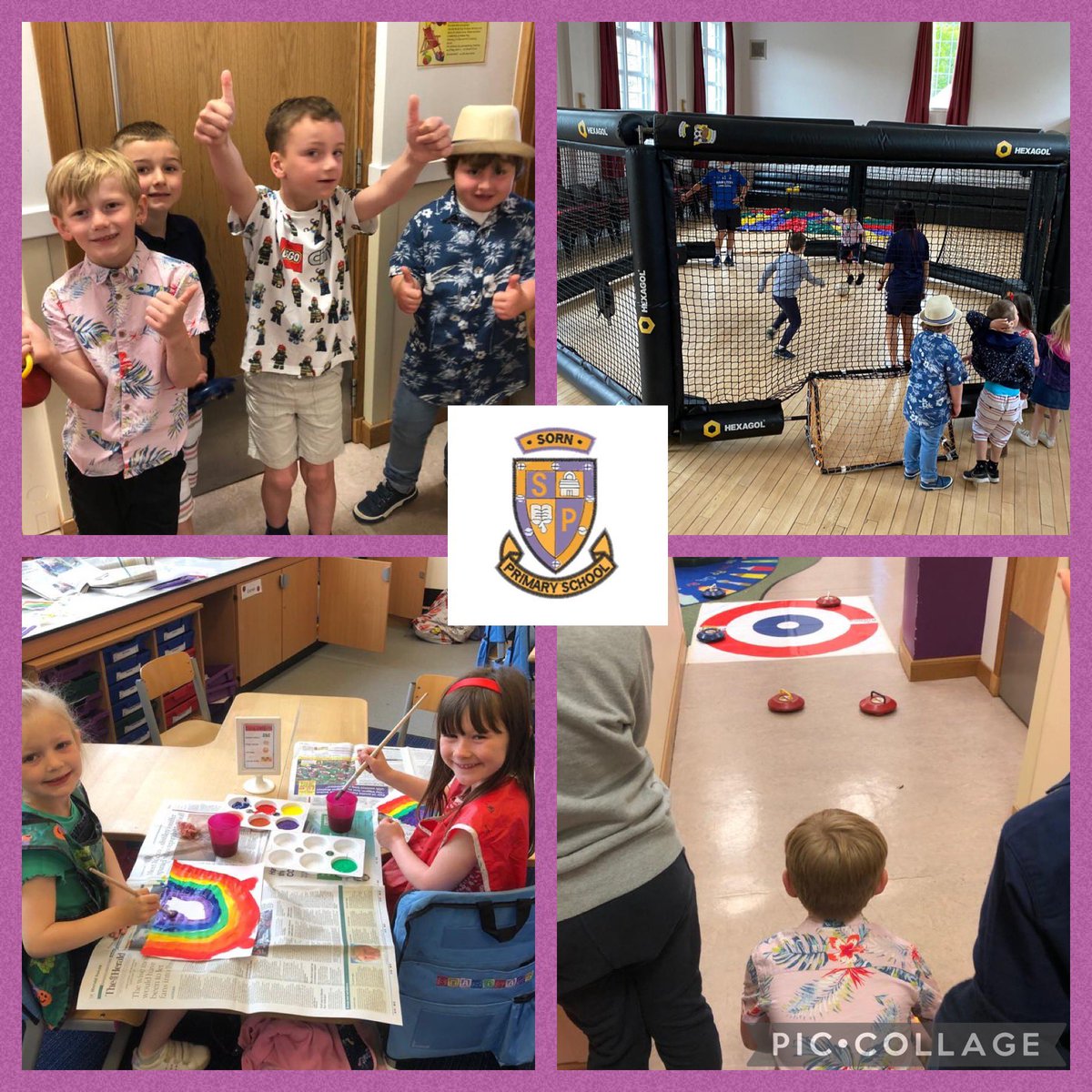 EACSornPS's tweet photo. #teamSorn had a great time today at our summer themed fun day. Pupils participated in activities provided by @ActiveSchoolsEA @KillieCommunity @hexagolsport and some funfair style games. The rainy weather didn’t spoil our fun. 🌴 https://t.co/4smNZefmpl