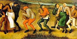 Op deze dag in 1374 vond in Aken een uitbraak plaats van Sint-Jansziekte, waarbij (spontaan) honderden mensen stonden te dansen in de straten tot zij (letterlijk) neervielen van uitputting. Er is nog altijd veel onbekend over deze premoderne flashmobs, maar wel fascinerend!