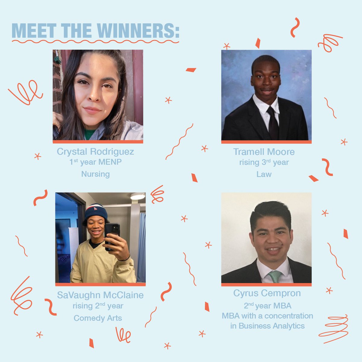 Congratulations to the last round of FAFSA giveaway winners!! Have a great summer!