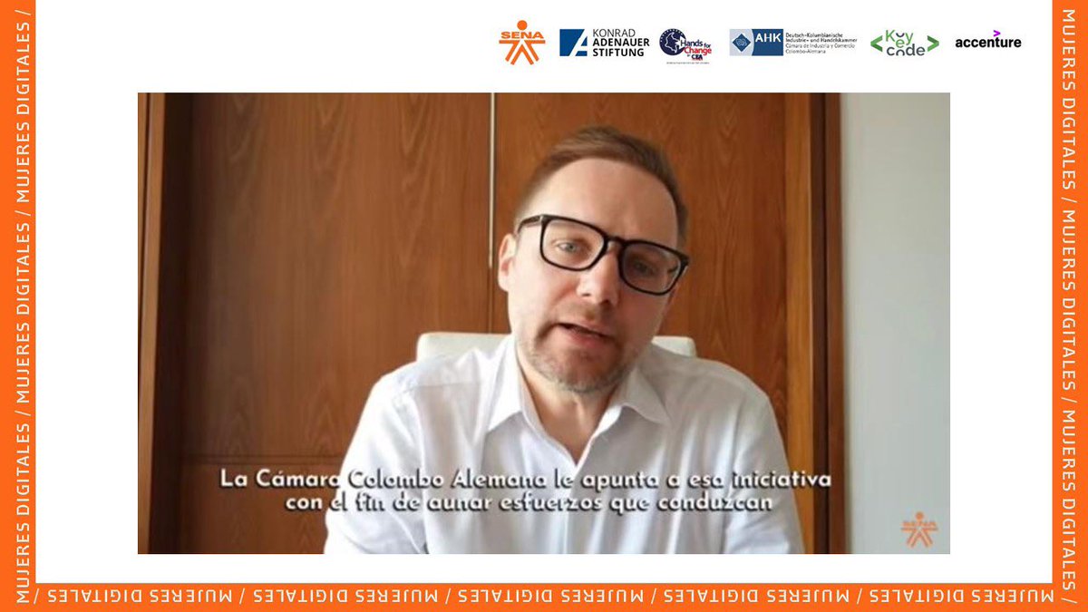 “La Cámara Colombo Alemana le apunta a esta iniciativa con el fin de aunar esfuerzos que conduzcan a reducir la brecha de género en el sector de TI en Colombia” 
Palabras de Thorsten Kötschau- Presidente de la <a href="/AHKColombia/">ahkcolombia</a> en el lanzamiento de
#MujeresDigitales2021