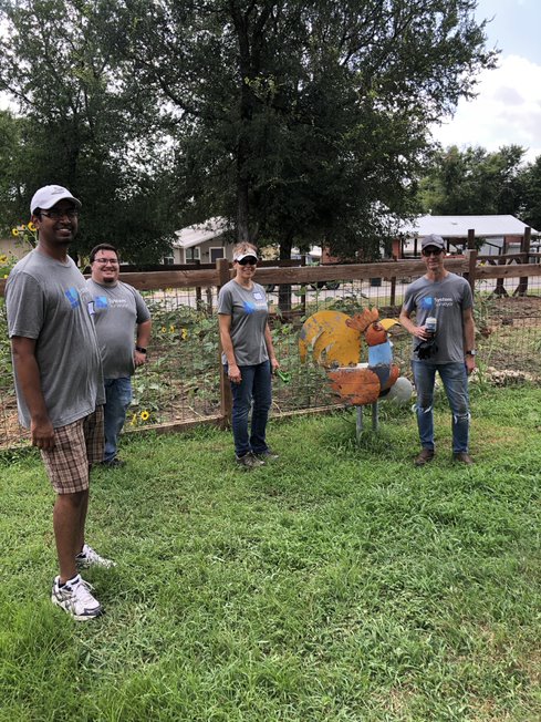 SystemSurveyor's tweet image. Our team enjoyed a day out with the community volunteering with the @mobileloaves, Community First! Village. We met some special people along the way &amp;amp; are amazed by what’s taking place there in their “transformative” residential program.  #servinggoodness